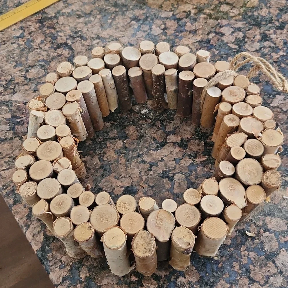 Real wood twig wreath
